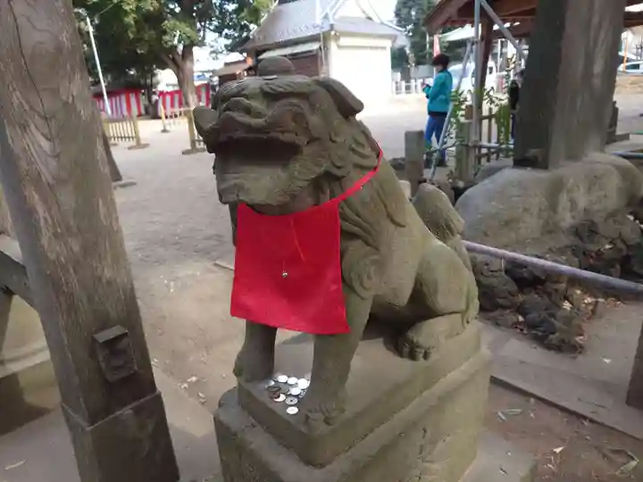 下総国三山 二宮神社の狛犬