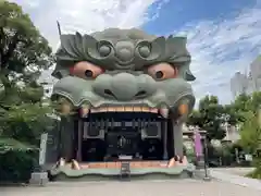 難波八阪神社の狛犬