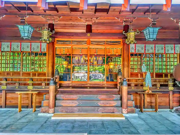 溝旗神社(肇國神社)の本殿・本堂