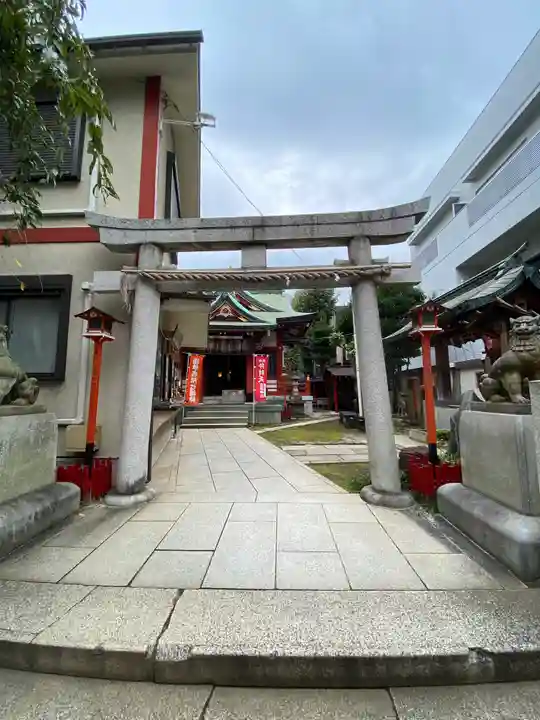 吉原神社の鳥居