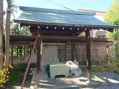 神明神社の手水