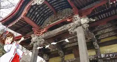 上野国一社八幡八幡宮の芸術