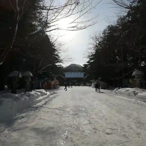 北海道神宮の景色