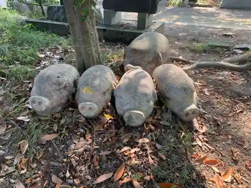 古宮神社の狛犬