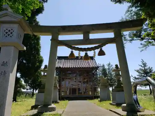 徳市神明社の鳥居