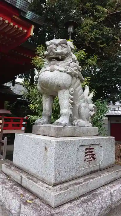 自由が丘熊野神社の狛犬