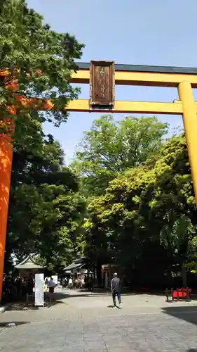 川越氷川神社の鳥居