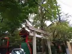 於玉稲荷神社の鳥居