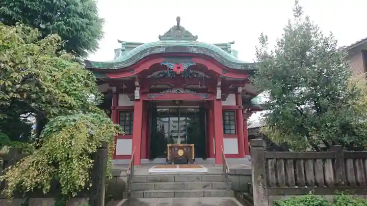 筑土八幡神社の本殿・本堂