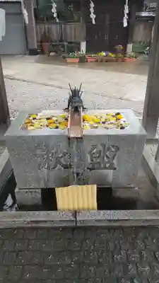 川越八幡宮の手水舎