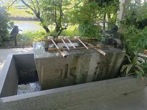 治水神社の手水