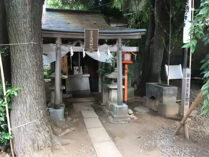 上目黒氷川神社の末社・摂社