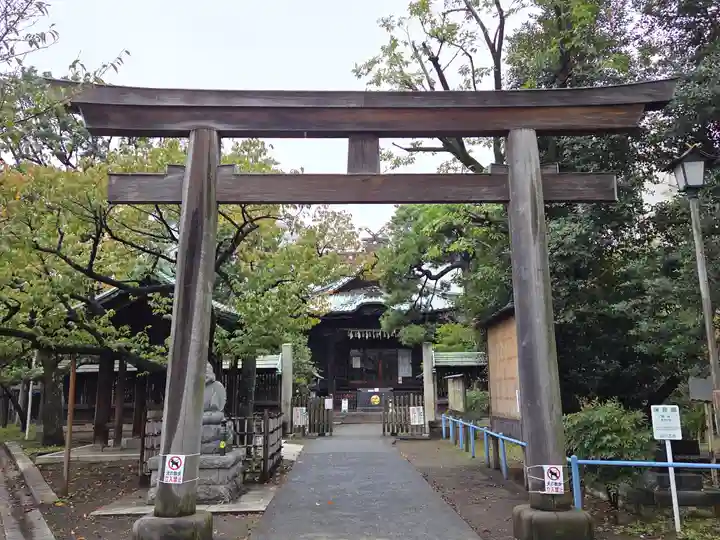 荏原神社の鳥居