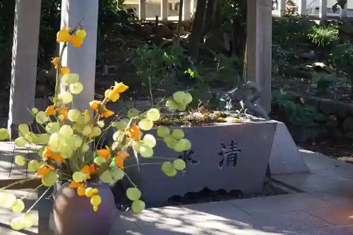東海市熊野神社の手水舎