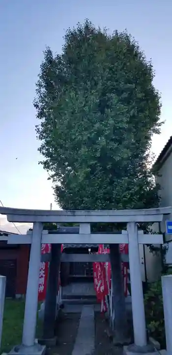 稲荷神社の鳥居