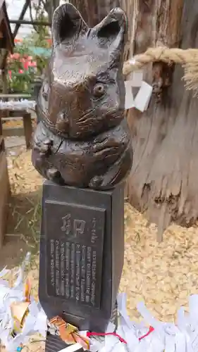 稲毛神社の狛犬