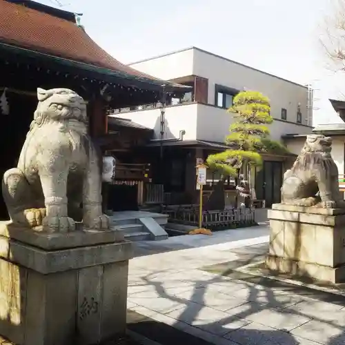 鎧神社の狛犬