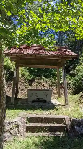 杉本神明神社の手水舎