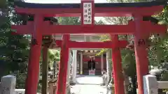 多田朝日森稲荷神社の鳥居