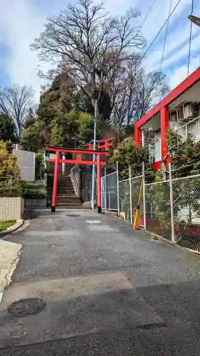 東山稲荷神社の鳥居