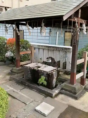 高輪神社の手水