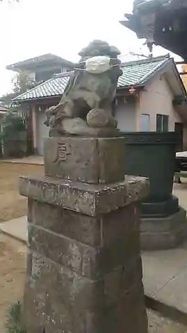 矢切神社の狛犬