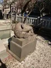 牛天神北野神社の狛犬