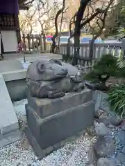 牛天神北野神社の狛犬