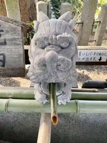 玉田神社の手水舎