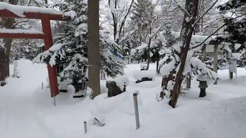永山神社の庭園