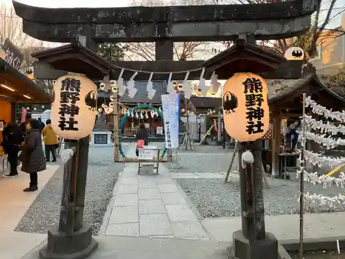 川越熊野神社の鳥居