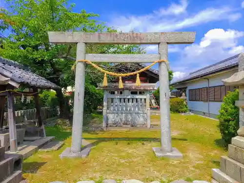 白山社（奥田大門）の鳥居