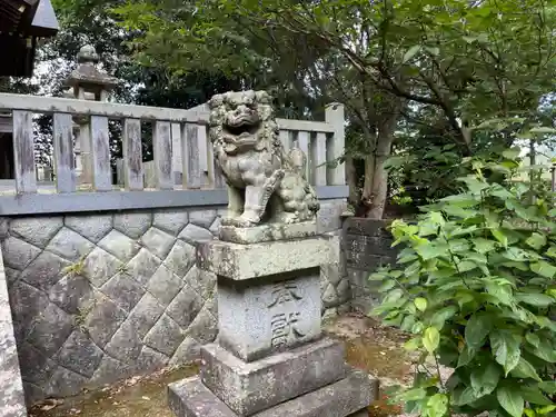 多爲神社の狛犬