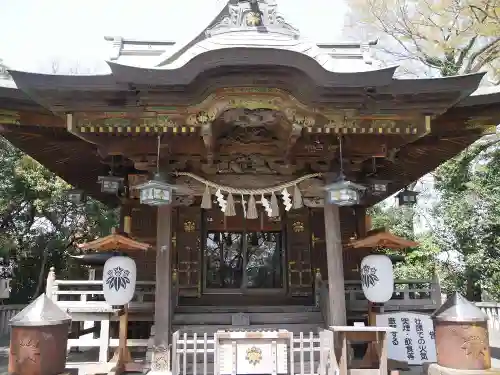 白旗神社の本殿・本堂