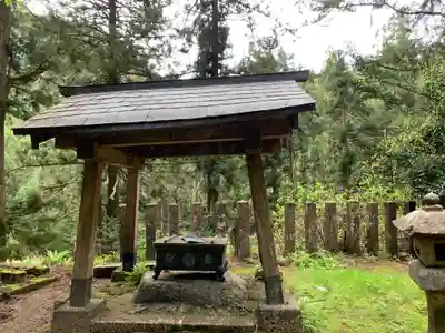加蘇山神社の手水舎