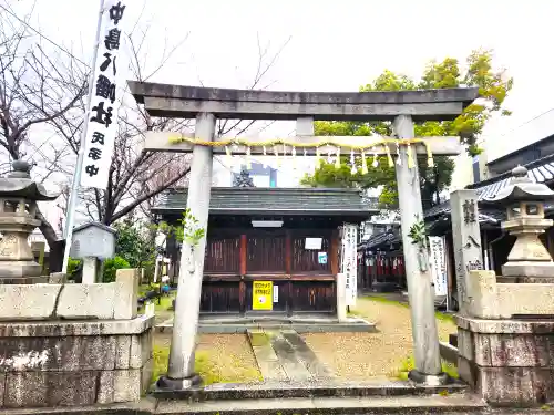 八幡社（中島八幡社）の鳥居