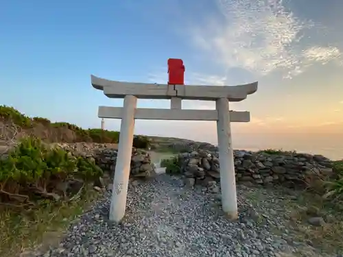 夢崎明神の鳥居