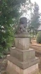 下石神井御嶽神社の狛犬