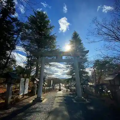南湖神社の鳥居