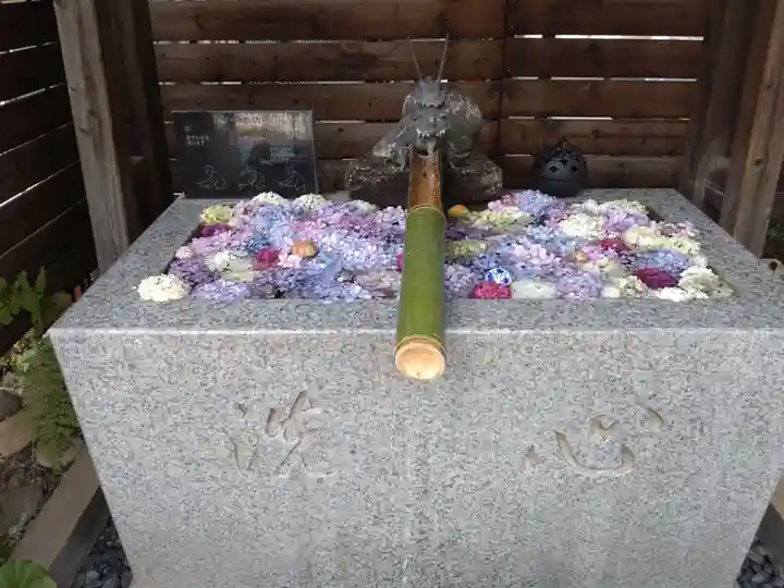 鎮守氷川神社の手水舎