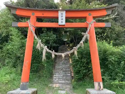 熊野神社の鳥居