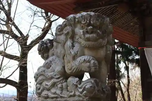 隠津島神社の狛犬