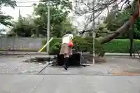 神明神社(江俣)の手水舎