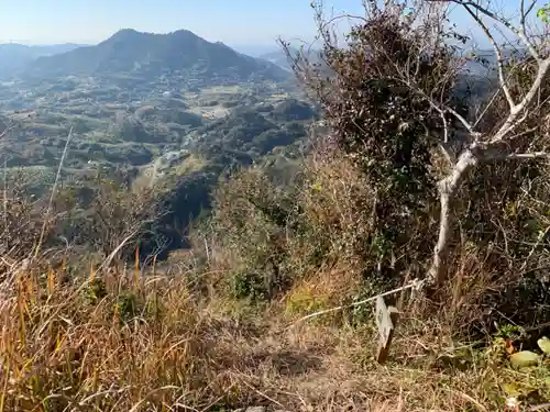 青龍権現の景色