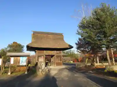 永福寺　童子堂の山門・神門