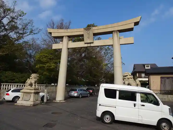 恒見八幡神社の鳥居