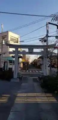 古録天神社の鳥居