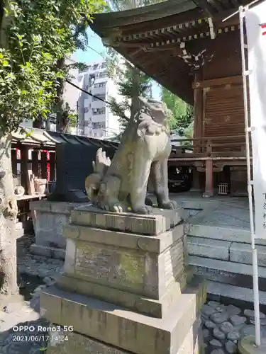 下谷神社の狛犬