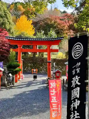敢國神社の鳥居