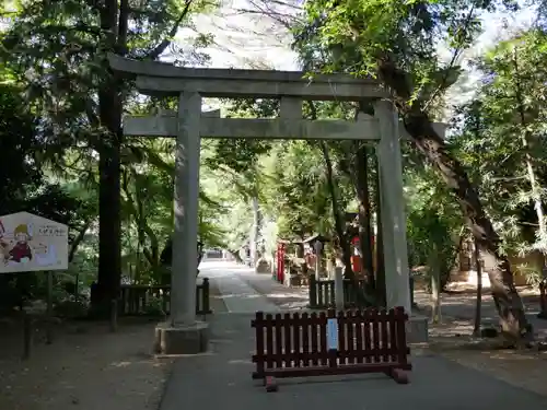 岩槻久伊豆神社の鳥居